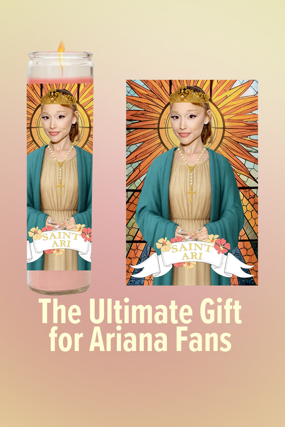 Ariana Grande Prayer Candle